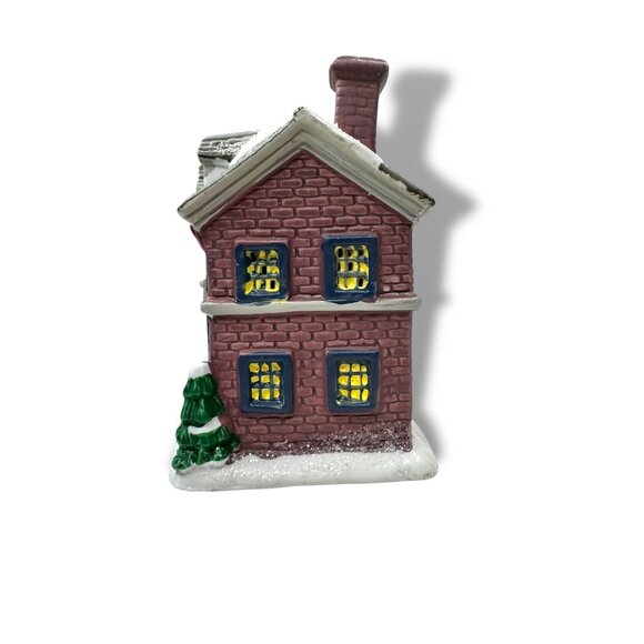 Wellington Square Collection Schoolhouse Christmas Village Decor 2004 - Picture 2 of 6